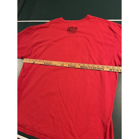 Men’s Senor Frog’s World Famoso Nassau Bahamas T-Shirt XXL 2XL Bar Vacation - Picture 7 of 7